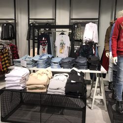 H&M - Men's side, with some holiday sweaters