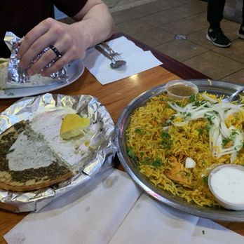 Mandi House - Chicken Biryani, Zaatar and Labneh Pie, Chicken Shawarma Sandwich - Middle Eastern Near Me - Tempe, Arizona