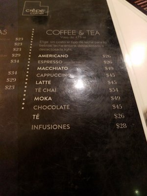 Menu photo 3 Crepe Corner Ciudad de México, AGU Menu photo 3 Crepe Corner Ciudad de México, AGU