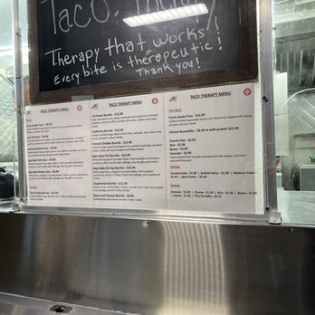 Taco Therapy - Menu and truck - Mexican Near Me