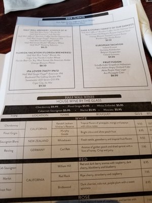 Menu photo 6 The Half Wall DeLand DeLand, FL
