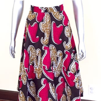 Easy Language - Wax print skirt - Women's Clothing Near Me - Los Angeles, California Easy Language - Wax print skirt - Women's Clothing Near Me - Los Angeles, California