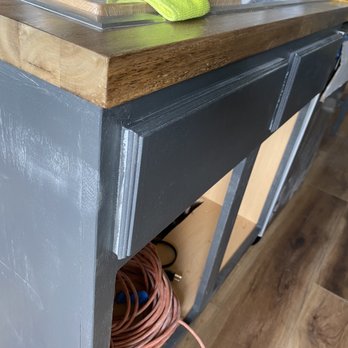 TGI Painted - Before: hand painted cabinets - Painters Near Me - Santa Clarita, California TGI Painted - Before: hand painted cabinets - Painters Near Me - Santa Clarita, California