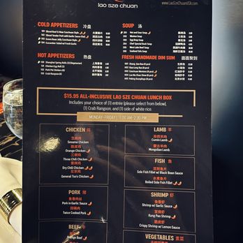 Lao Sze Chuan - Menu - Chinese Near Me - Memphis, Tennessee
