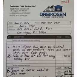ESTIMATED REPAIR BILL