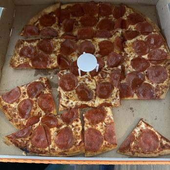 Little Caesars Pizza - Thin Thin Crust Pepperoni - Pizza Near Me - Gilbert, Arizona Little Caesars Pizza - Thin Thin Crust Pepperoni - Pizza Near Me - Gilbert, Arizona