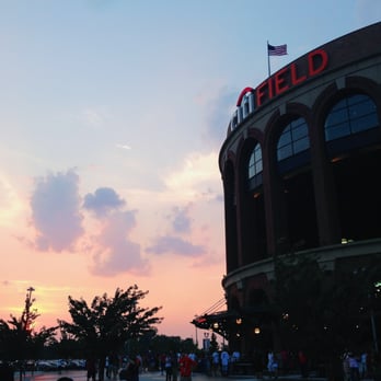 Citi Field - Sunset over Citi Field - Stadiums & Arenas Near Me - Corona, New York