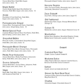 Havana - Menu - Cuban Near Me - Walnut Creek, California Havana - Menu - Cuban Near Me - Walnut Creek, California