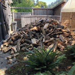 Firewood perfectly placed on the property by Glenn's skilled driving and dumping service. Firewood perfectly placed on the property by Glenn's skilled driving and dumping service.