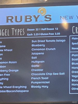Menu photo 3 Ruby's New York Style Bagels Mount Pleasant, SC Menu photo 3 Ruby's New York Style Bagels Mount Pleasant, SC