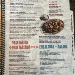 Cantaritos Pearl River - Menu