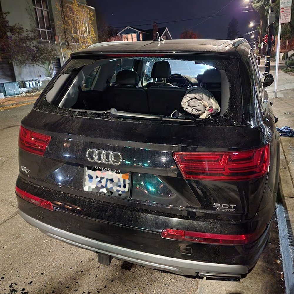 Auto Glass On The Move - Before... - Auto Glass Services Near Me - Oakland, California