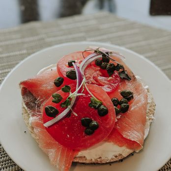 SeaGuini - Opal Sands Resort - Made my own lox bagel at the buffet - New American Near Me - Clearwater, Florida SeaGuini - Opal Sands Resort - Made my own lox bagel at the buffet - New American Near Me - Clearwater, Florida