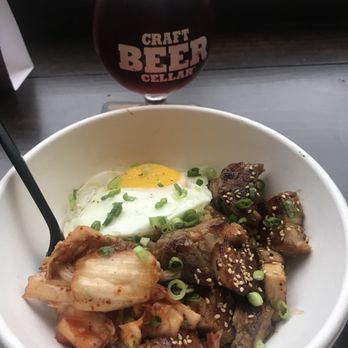 Wokker - Pork belly and kimchi fried rice w a fried egg - Asian Fusion Near Me - Houston, Texas Wokker - Pork belly and kimchi fried rice w a fried egg - Asian Fusion Near Me - Houston, Texas