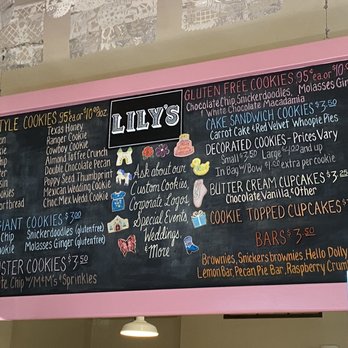 Lily's Cookies - Menu - Bakeries Near Me - San Antonio, Texas
