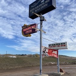 The Branding Iron - Sign out front