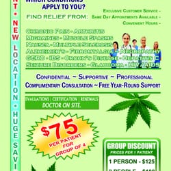 Michigan Medical Marijuana Advocates - New Patients: $125; Renewals: $100
