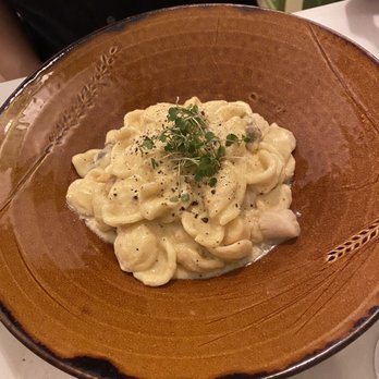 Artusi Restaurant - ORECCHETTE CARBONARA DI MARE - Italian Near Me - New Westminster, British Columbia