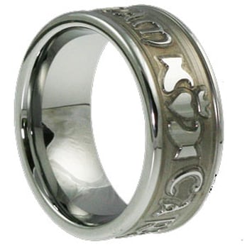 Forever Metals - Tungsten Ring carved Mo Anam Cara Claddagh design. Very rare ring! - Jewelry Near Me - Yorkville, Illinois Forever Metals - Tungsten Ring carved Mo Anam Cara Claddagh design. Very rare ring! - Jewelry Near Me - Yorkville, Illinois