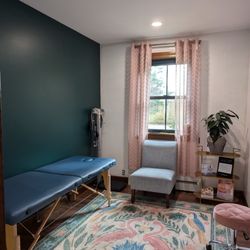 Examined Life - Comfort meets care in our Examined Life patient rooms, designed for personalized direct primary care and family medicine in York Maine.