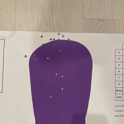 Minnesota Firearms Training - And my groupings from 50-75 ft
