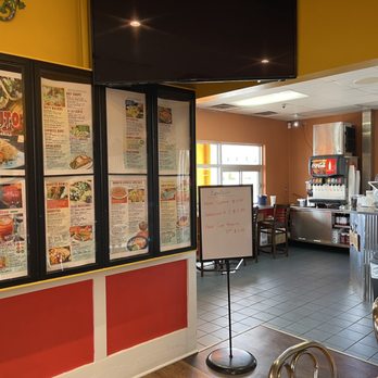 Burrito Express Bar & Grill - Entrance and view of walk-up order window - Mexican Near Me - Indianapolis, Indiana