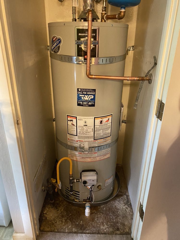 Slide of Tanks waterheaters and plumbing