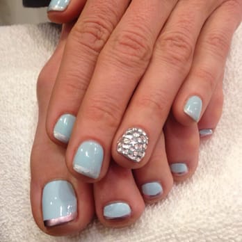 Coco Nail Spa - Gel Mani & french & stones & regular pedi $65 - Nail Salons Near Me - Hermosa Beach, California