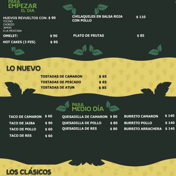 Tacodrilo - Menu - Tacos Near Me - Cancún, ROO
