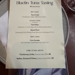 Menu Menu