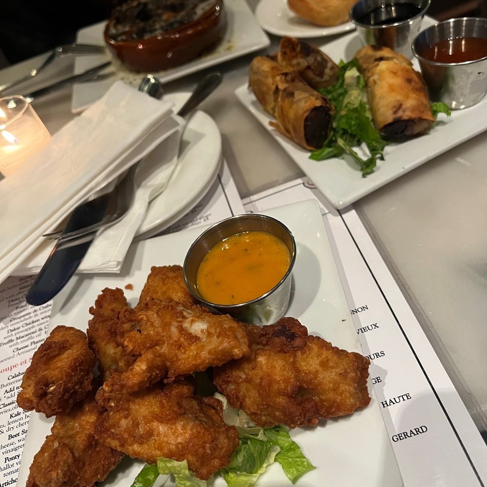 Ponty Bistro - Chicken Spring rolls, chicken wings, snail - French Near Me - New York, New York Ponty Bistro - Chicken Spring rolls, chicken wings, snail - French Near Me - New York, New York