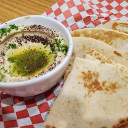 Hummus and pita Hummus and pita