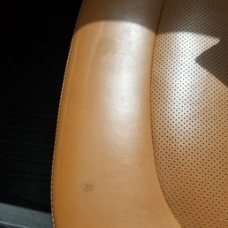 Grease on my leather seat!
