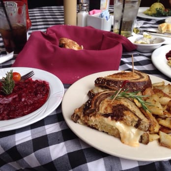 Phoenix Club - Reuben with extra cheese and red cabbage - German Near Me - Brea, California