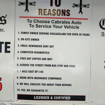Cabrales Auto Repair Service 2 - Auto Repair Near Me - Chicago, Illinois Cabrales Auto Repair Service 2 - Auto Repair Near Me - Chicago, Illinois