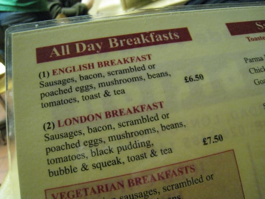 Menu photo 1 Inhabition Coffee Shop London, XGL Menu photo 1 Inhabition Coffee Shop London, XGL