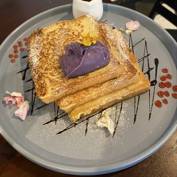 Kanto Freestyle Breakfast - French Toast w/Ube & White Chocolate Ganache - Food Near Me - Mandaluyong, NCR Kanto Freestyle Breakfast - French Toast w/Ube & White Chocolate Ganache - Food Near Me - Mandaluyong, NCR