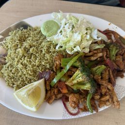 Chicken Suqaar with rice Chicken Suqaar with rice