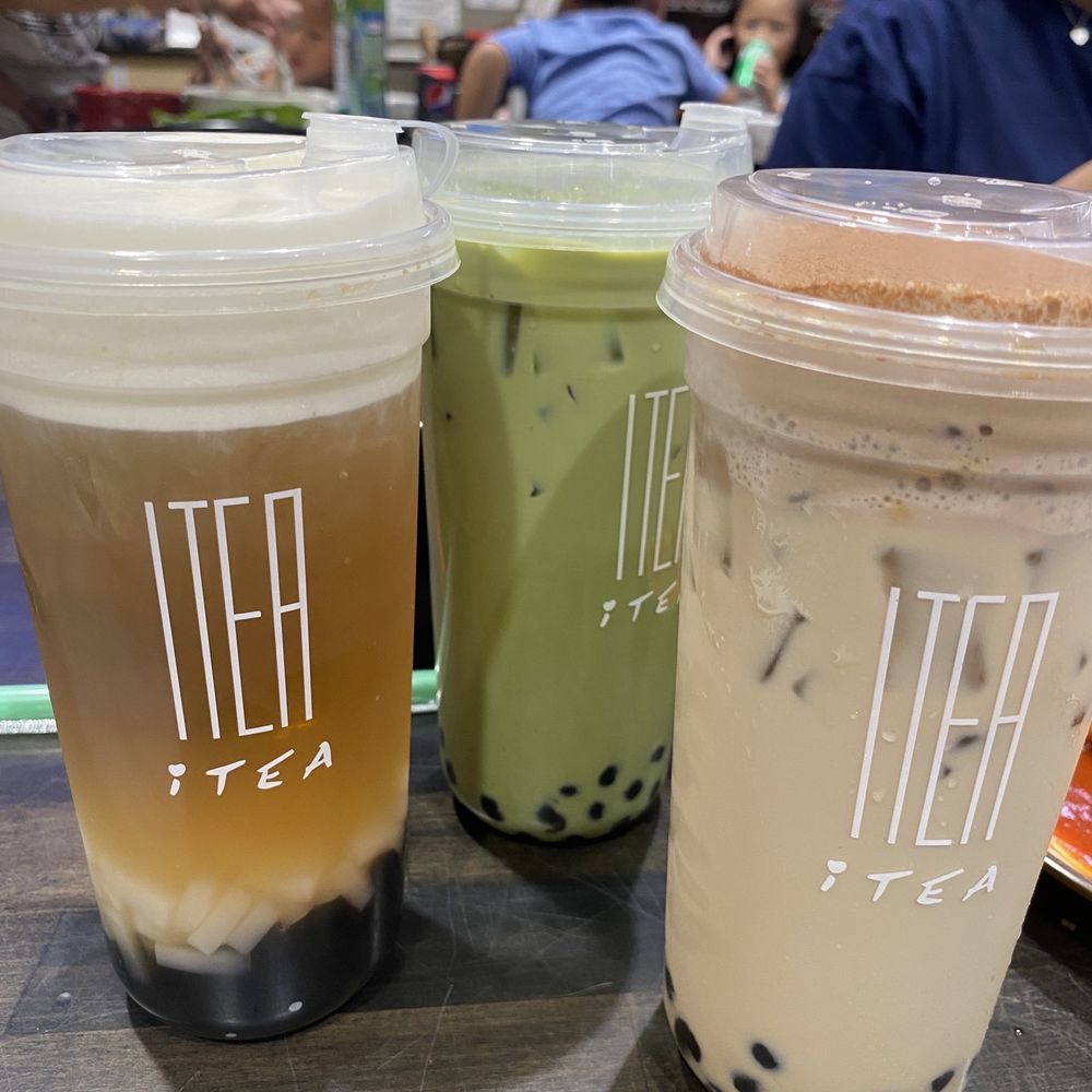 I TEA - Matcha lavender with boba Oolong tea with tiramisu cheese foam Peach oolong tea with cheese foam - Bubble Tea Near Me - Orlando, Florida I TEA - Matcha lavender with boba Oolong tea with tiramisu cheese foam Peach oolong tea with cheese foam - Bubble Tea Near Me - Orlando, Florida