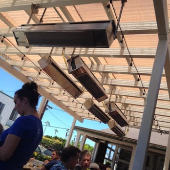 Shorehouse Kitchen - Covered patio is water proof has heaters and bistro lights. Peeeerfect! - Coffee & Tea Near Me - La Jolla, California