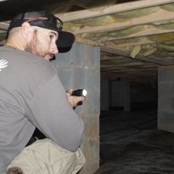 American Eagle Home Inspection - Inspecting a crawl space is not always fun but it says a lot about a house