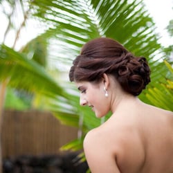 Icicles A Hair Salon - 3.5 years later, I finally remembered to post pictures of my hair they did for my Wedding!