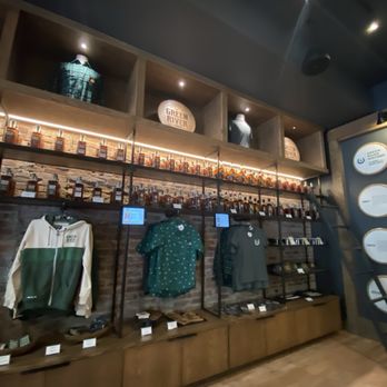 Green River Distilling - Merch wall - Wine Tasting Room Near Me - Louisville, Kentucky