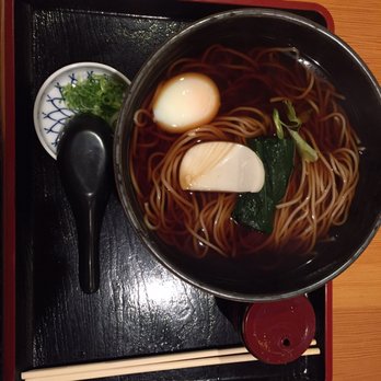Soba-ya - Hot soba with fish cake and spinach - yummmmm - Japanese Near Me - New York, New York Soba-ya - Hot soba with fish cake and spinach - yummmmm - Japanese Near Me - New York, New York