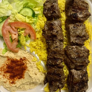 The Green Olive - 1. Beef Kabob - Mediterranean Near Me - Gardena, California The Green Olive - 1. Beef Kabob - Mediterranean Near Me - Gardena, California