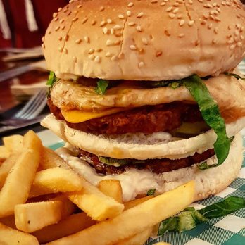 The Green Lion - The Green Mack Burger - Vegan Near Me