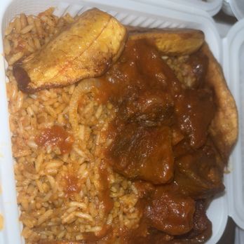 Africana Restaurant - Rice with lamb and beef - African Near Me - Jamaica, New York