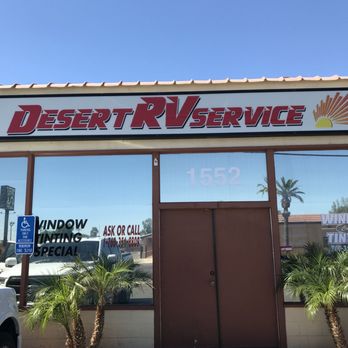 Desert RV Service & Repair - Entrance and address - RV Repair Near Me - Brawley, California