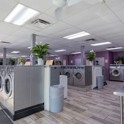 Fast Fresh Laundry - Crystal Clean Laundromat - Beautiful new washer machines from 20lb all the way to 80lb loads at Crystal Clean Laundromat