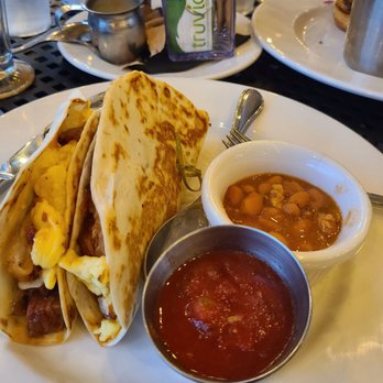 Alamo Club - Brisket breakfast tacos were good! - New American Near Me - Dallas, Texas